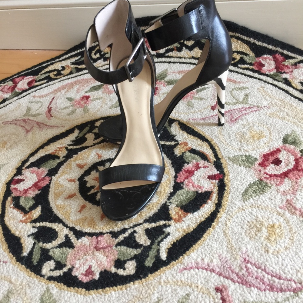 Calvin Klein wooden heels